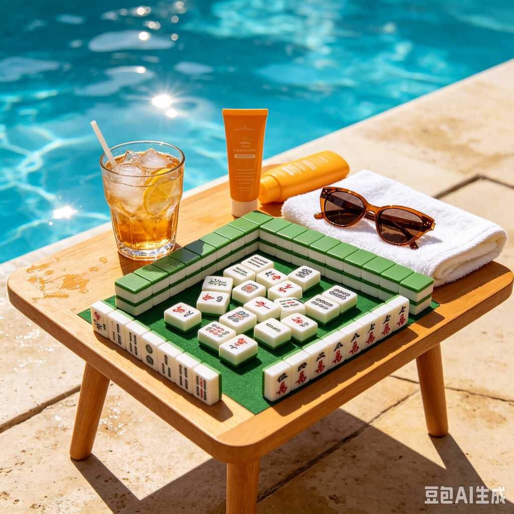 pink crystal mahjong set