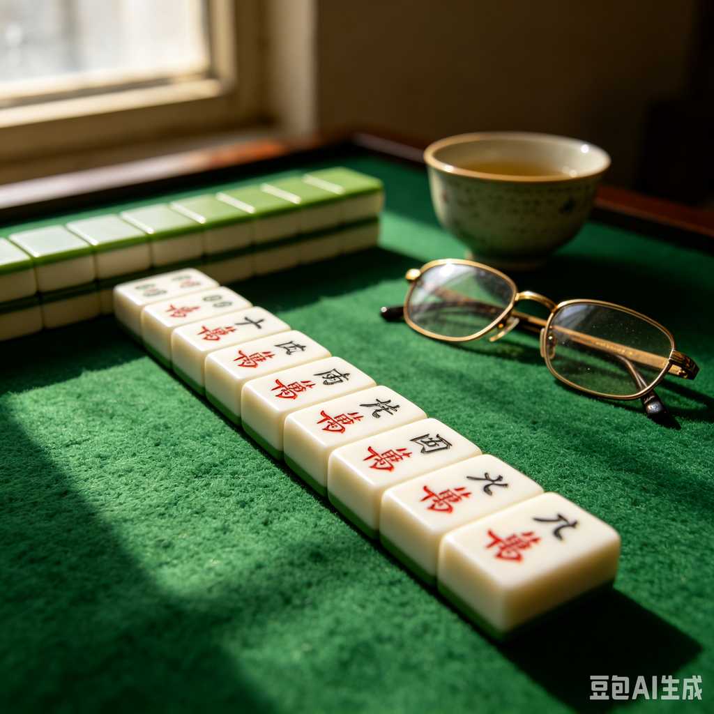 hand carved mahjong tiles