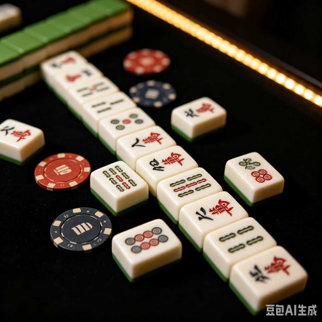 embossed mahjong set design